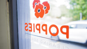 Inside of a Poppies office